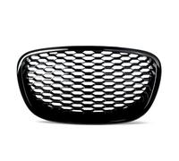 SHLPDFM Grille Radiateur Avant Sport en Nid d'Abeille Sans Emblème pour Seat Leon 1P Altea 5P Toledo -09 (Finition Brillante Noire)