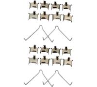 SHLPDFM Lot de 2 clips de plaquettes de frein arrière pour Mazda 6 GG GY GH 2002-2014 109-1166, KIT323, LX0229 MBA116