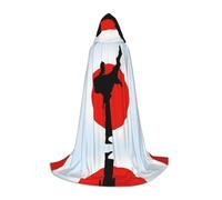 SHLXMDNZ Cape à capuche imprimée Taekwondo pour adolescents, cape parfaite pour Halloween et fêtes à thème