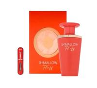 SH'MALLOW Fluff Eau de parfum arabe longue durée pour femme, avec atomiseur rechargeable, parfum doux avec notes de guimauve, vanille et musc (Sh'Mallow Fluff)