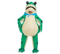 SHMIZZ Costume Gonflable Adulte, Déguisement Gonflable, Déguisements Halloween Costumes Carnaval Vêtements Gonflables Fancy Dress Cosplay Outfit (Grenouille)