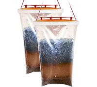 SHMIZZ Piège à mouches, 2 Pièces Piège à Moucherons Transparent Suspendre en plein air grande capacité piège à mouches jardin pour cuisine,maison