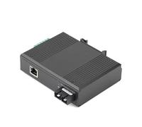 SHMKBDPF Commutateur POE 100M/1000M de qualité industrielle avec 1/2 ports optiques et 1/2/4 ports électriques, émetteur-récepteur SC double fibre(1000M 2 SC-1 RJ45)