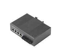 SHMKBDPF Commutateur POE 100M/1000M de qualité industrielle avec 1/2 ports optiques et 1/2/4 ports électriques, émetteur-récepteur SC double fibre(1000M 4 SC-4 RJ45)