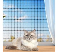 SHMSHNG Filet de protection pour chat pour balcon, 6 x 3 m, renforcé avec accessoires, corde de fixation de 19 m, 20 cravates, 20 crochets et 20 broches), résistant aux morsures et à la déchirure,