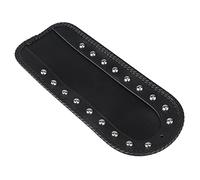 SHMT Bavette de garde boue arrière en cuir vinyle noir à rivet Pour Harley Softail FXST FXR FLSTN Fat Boy Super Glide Sport Glide 1984-2006