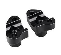 SHMTOOL 1.7 "moto riser noir poignée courte riser kit pour Harley 1" bar Dyna Street Bob softail sportster XL 883 1200 1993-2013