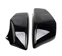 SHMTOOL 1 paire Motos ABS Couvercle latéral batterie noir brillant Pour VTX 1800 VTX1800 R/S/N/F/T 2002-2008