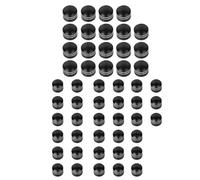 SHMTOOL 52pcs noir coupe en aluminium moteur de moto boulons couvre vis Topper Caps Kit pour Indian Chief Chieftain Roadmaster (sauf Scout & FTR)