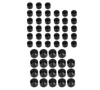 SHMTOOL 52pcs noir en aluminium moteur de moto boulons couvre vis Topper Caps Kit pour Indian Chief Chieftain Roadmaster (sauf Scout & FTR)