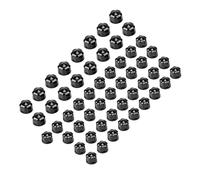 SHMTOOL 53pcs brillant noir moto ABS diamant coupe moteur boulon Toppers couvercle pour Harley M8 Street Glide Electra Glide Fat Bob Softail 2017-2022