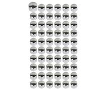 SHMTOOL 60 PCS Couvertures de boulons de moteur de moto chromé Kit de boulons de tête ronde pour moteurs Harley Evolution 1984-1999 et Twin Cam 1999-2017