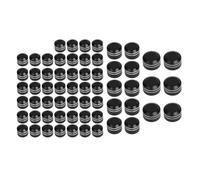 SHMTOOL 62 pièces moteur boulon couvercle tête boulon top cap Kit Coupe noire pour Harley voyage Electra glide Road glide Road King Street glide Trike 2017-2023 et softail M8 2018-2023