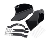 SHMTOOL ABS Noir Panneau d'isolation thermique de selle déflecteur d'air Compatible avec Harley Fatboy Heritage Softail FXSTD/S FXST Classic FLSTC 2000-2017