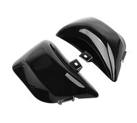 SHMTOOL Capot de redressement latéral de la batterie de moto Pour Yamaha Virago 535 XV535 XV400 1987-up, Noir brillant