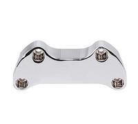 SHMTOOL Chrome 1 pouce poignée riser Mount top clip couvercle Pour Harley Softail Dyna Sportster XL & FX FXR models 1974-2015