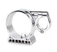 SHMTOOL Chrome 39mm kit de support de remplacement de compteur de vitesse monté latéralement ajustement du support de montage de l'odomètre Pour Harley Sportster XL 883 1200 1995-2013