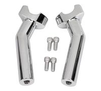 SHMTOOL Chrome 5,5" pouces Pullback guidon Risers pour Harley Dyna Street Bob Heritage Softail Fat Boy Sportster 883 1200