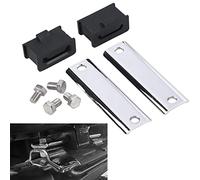 SHMTOOL Chrome Support de silencieux suspension et support en caoutchouc isolant Pour Harley Touring Electra Glide Road Glide Road King Street Glide Tour Glide Ultra Limited, 1 paire