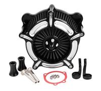SHMTOOL CNC Chrome clou air filter filtre d'entrée d'air Pour Harley DYNA Street Bob Low Rider Fat Bob Wide Glide 1993-2016, TOURING Electra Glide Road Glide 1993-2007