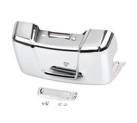 SHMTOOL Couvercle de pompe à eau en ABS chromé pour Harley Electra Glide Ultra Classic Limited FLHTCU FLHTCUL FLHTK FLHTKL FLHTKSE FLTRU FLTRUSE 2014-2016