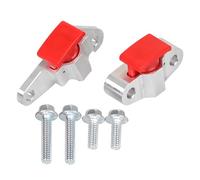 SHMTOOL Kit tendeur de chaîne à came hydraulique en aluminium pour Harley Touring Electra glide Road King Street glide 2007-2016, argent/bouton rouge