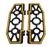 SHMTOOL noir et or pied Pegs chauffeur planches de sol MX style pour Harley Touring Street Glide Electra Glide Road King 1986-2023, Sofail FLST FLSTC 1986-2017