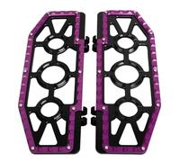 SHMTOOL noir et violet pied Pegs chauffeur planches de sol MX style pour Harley Touring Street Glide Electra Glide Road King 1986-2023, Sofail FLST FLSTC 1986-2017