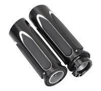 SHMTOOL Noir Poignée de moto poignée poignée 1 pouce Compatible avec Harley Sportster 883 1200 Touring Street glide Electra glide Road King Dyna softail