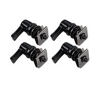 SHMTOOL Noir Selle airbag tige serrure boulon écrou montage matériel de sécurité système antivol vis Kit Pour Harley Touring Softail Street Electra Glide Road King 1993-2021