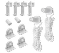 ShnminEU Lot de 2 supports de fixation avec kit de fixation de 17 mm pour store enrouleur double sans perçage pour store enrouleur à traction latérale Store thermique Pièces de rechange