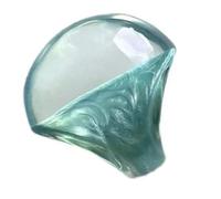 Shntig Bagues à cocktail en résine scintillante, revêtement intérieur brillant, 8 tailles réglables, accessoire tendance pour les fêtes et un usage quotidien, accessoire nacré tendance