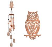 Shntig Carillon éolien en forme de papillon fabriqué à la main pour décoration de jardin en métal antirouille - Installation facile - Petit carillon à vent pour l'extérieur