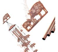 Shntig Cinq tons doux décoratifs vintage en métal pour améliorer la maison, le jardin, le porche, la terrasse, installation facile, pont de péage du vent