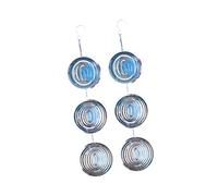 Shntig Écarteur d'oiseaux réfléchissant en acier inoxydable - Décoration de jardin - Anti-corrosion - Protection contre les intempéries