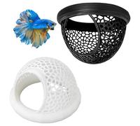 Shntig Hamacs flottants à hauteur réglable pour aquarium, zone de repos, processus d'installation facile, hamacs d'élevage Bettas créant des zones de relaxation