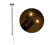 Shntig Lampe à Quatre lumières échelle Ho 1:, modèle de Chemin de Fer, Table de, Jeu de Guerre, mât en Treillis, Lampe de Chemin de Fer, lampadaire