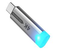 Shntig Le convertisseur d'affichage virtuel de type C tout usage prend en charge la sortie vidéo sonore 4K 60 Hz pour ordinateur de bureau et ordinateur portable de type C vers DisplayPort Dummys