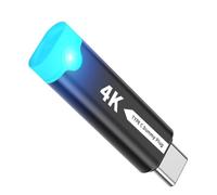 Shntig Le convertisseur d'affichage virtuel de type C tout usage prend en charge la sortie vidéo sonore 4K 60 Hz pour ordinateur de bureau et ordinateur portable de type C vers DisplayPort Dummys