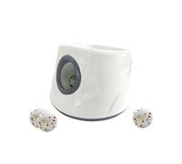 Shntig Lot de 1 boule de dressage automatique pour chien - Distance de lancement modifiable - Exercice renforcé - ETPU