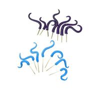 Shntig Lot de 14 piquets de jardin artistiques amusants avec motifs de pieuvres détaillés, parfaits pour les cadeaux ou la décoration de personnalité, ornements uniques