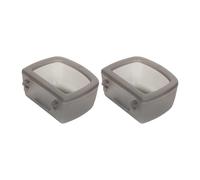 Shntig Lot de 2 distributeurs d'eau étanches à suspendre pour cage à usage extérieur