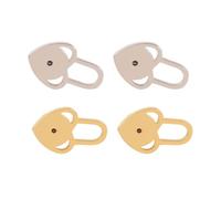 Shntig Lot de 4 fermoirs de boucles d'oreilles pour un ajustement droit, accessoires de bijoux pour un usage quotidien et à porter au quotidien, One Size, Comme décrit, Comme décrit.
