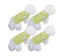 Shntig Lot de 4 gilets pour chien en polaire douce et confortable à porter pour animaux de compagnie sensibles pour l'hiver et les activités de plein air