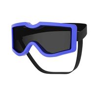 Shntig Lunettes de soleil pour chien pour un confort visuel clair, sangle réglable, coupe-vent, pour activités de plein air