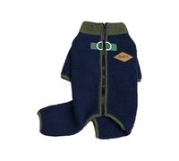 Shntig Manteau d'hiver isotherme pour chien, combinaison à 4 pattes en polaire douce avec crochet pour laisse pour chiots de petite taille, pull d'hiver pour l'extérieur