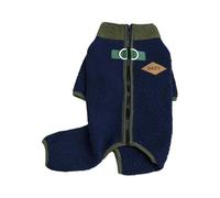 Shntig Manteau d'hiver isotherme pour chien, combinaison à 4 pattes en polaire douce avec crochet pour laisse pour chiots de petite taille, pull d'hiver pour l'extérieur