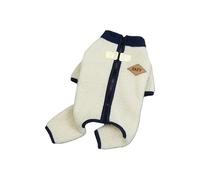 Shntig Manteau d'hiver isotherme pour chien, combinaison à 4 pattes en polaire douce avec crochet pour laisse pour chiots de petite taille, pull d'hiver pour l'extérieur