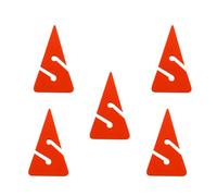Shntig Marqueur de Ligne de Corde de sécurité, 5 pièces, Forme Triangulaire, indicateurs de Corde de Guidage, flèches de plongée en Grotte, Signe de Guidage, flèches de Grotte
