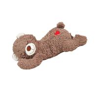 Shntig Oreiller en peluche pour chien avec son de battement de cœur pour les propriétaires d'animaux occupés et jouet pour chien à faible entretien